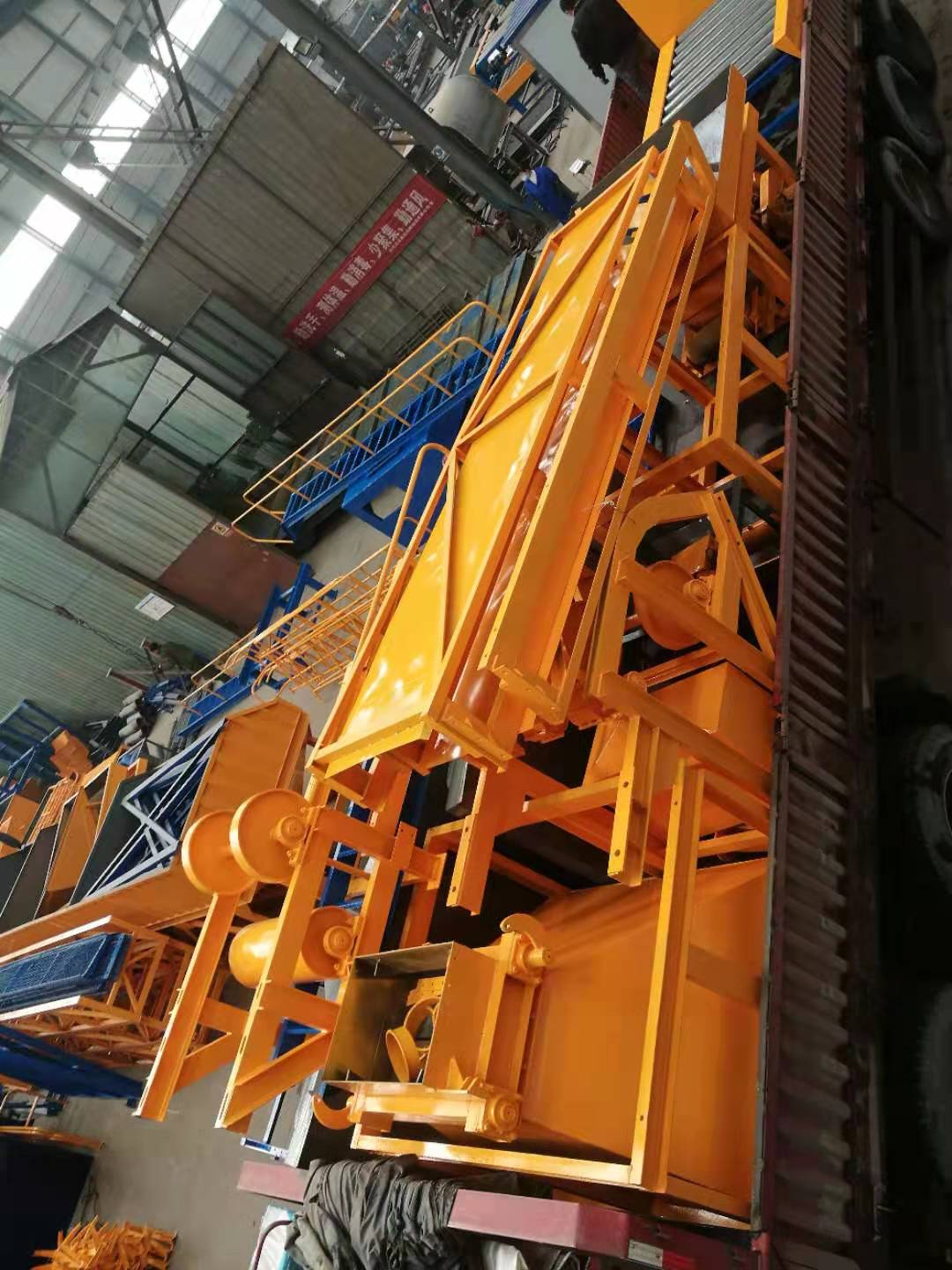 河南溫縣高鐵RPC蓋板生產線設備發貨了(圖文)
